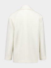 Gucci Ivory Tweed Damier Coat