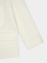 Gucci Ivory Tweed Damier Coat