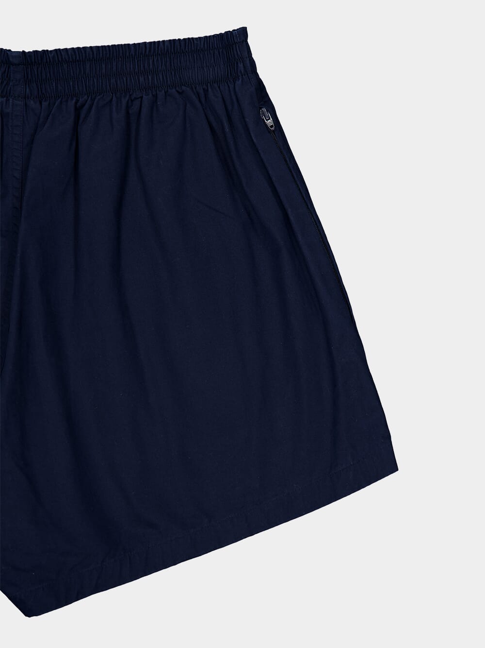 Dark Blue Cotton Poplin Boxer Shorts