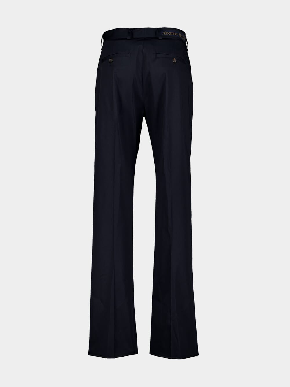 Navy Blue Chino Trousers