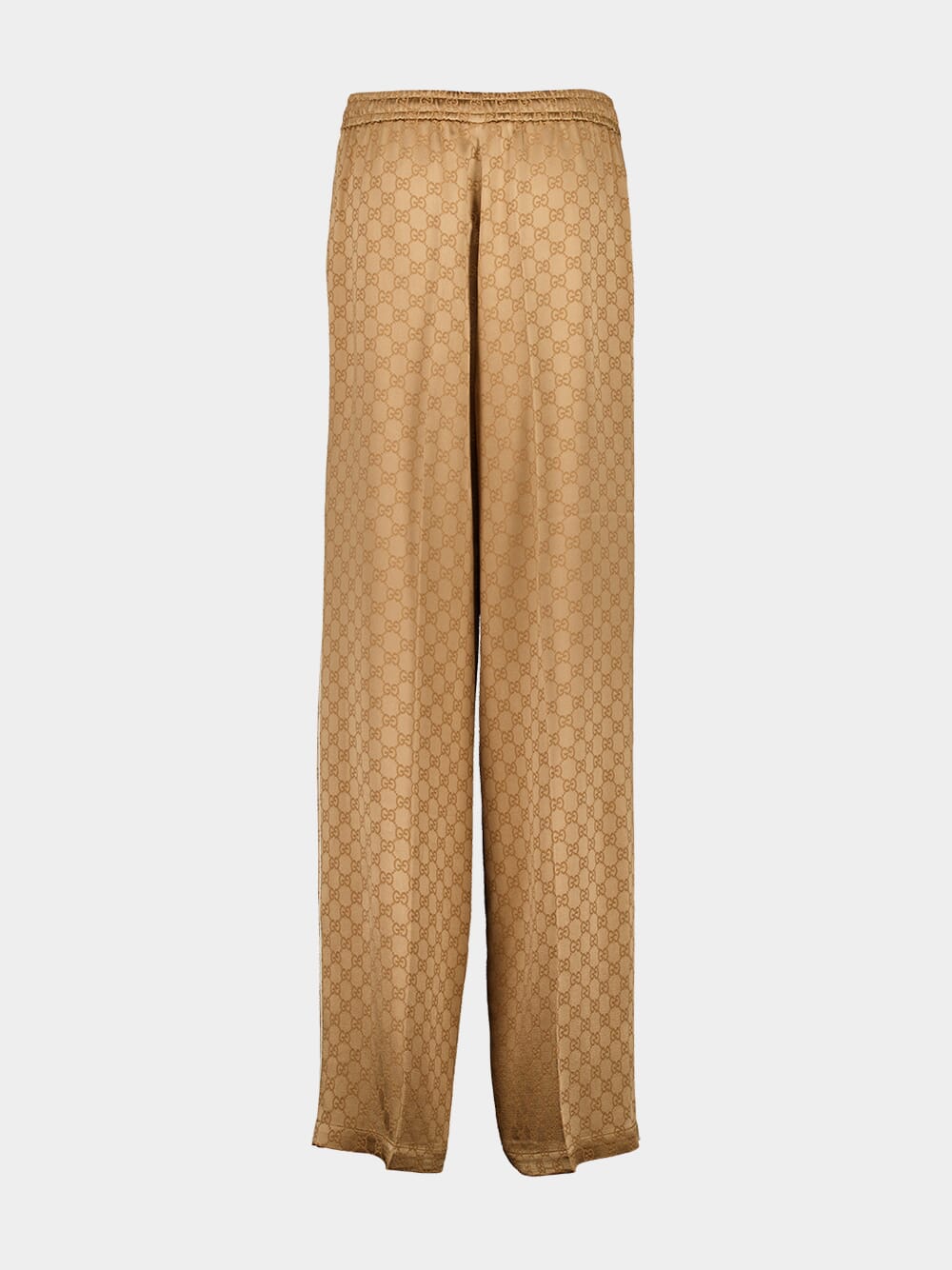 Camel GG Jacquard Pants