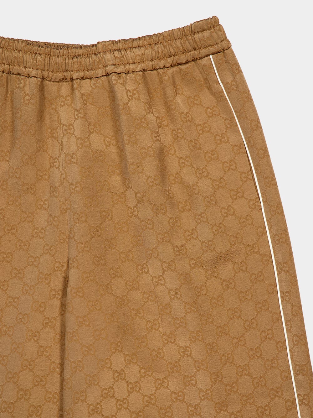 Camel GG Jacquard Pants