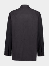 Gucci Dark Grey Wool Embroidered Shirt