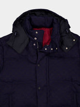 Gucci Dark Blue GG Canvas Down Jacket