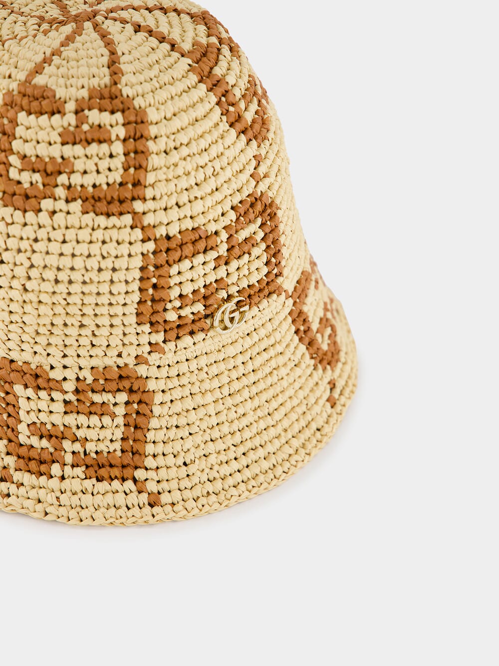 GG Raffia Bucket Hat