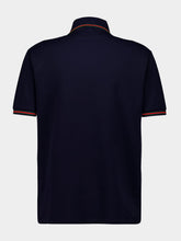 Gucci Dark Blue Embroidered Polo Shirt