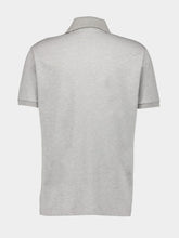 Gucci Grey Cotton Polo Shirt with Web