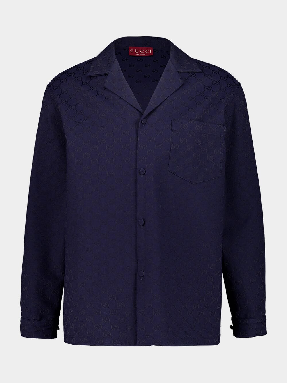 Dark Blue GG Canvas Shirt