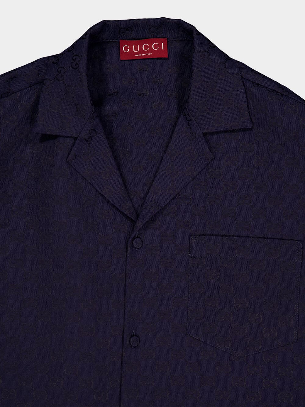 Dark Blue GG Canvas Shirt