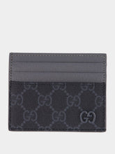 Gucci Grey Trim GG Supreme Card Holder
