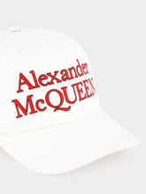 Alexander McQueen Bicolor Stacked Logo Cap