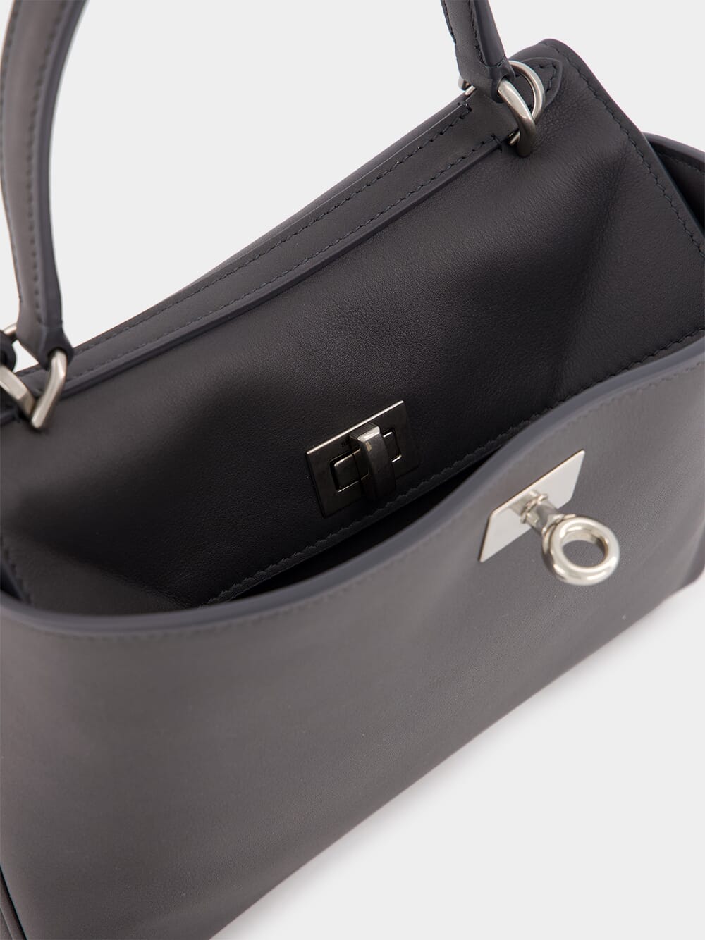 Grey Rodeo Mini Handbag