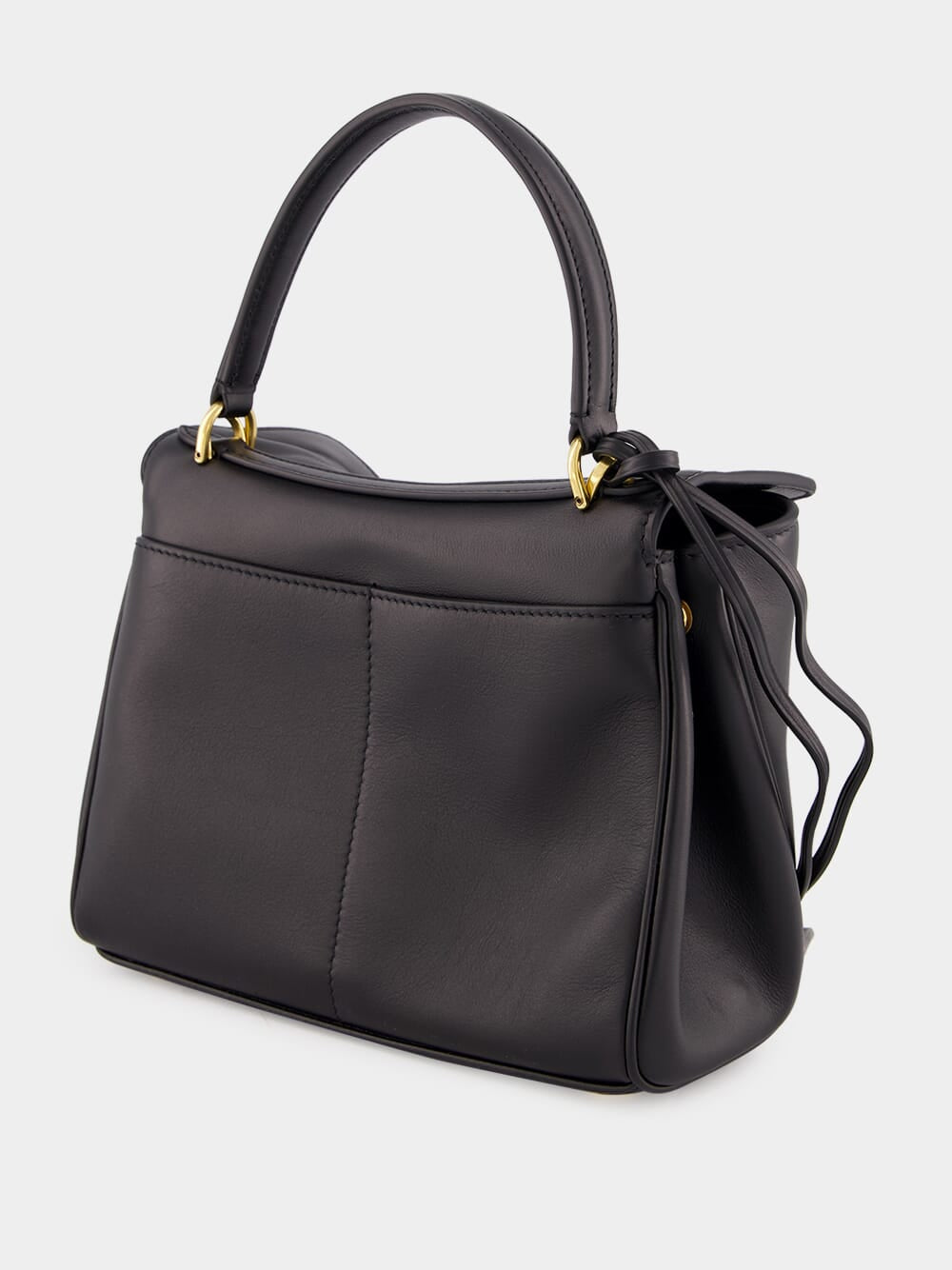 Black Calfskin Rodeo Mini Handbag