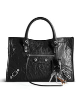 Balenciaga Black Le City Charm Eiffel in Arena Lambskin
