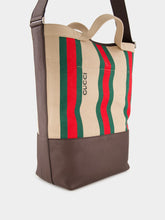 Gucci Large Tote Bag with Web Stripe