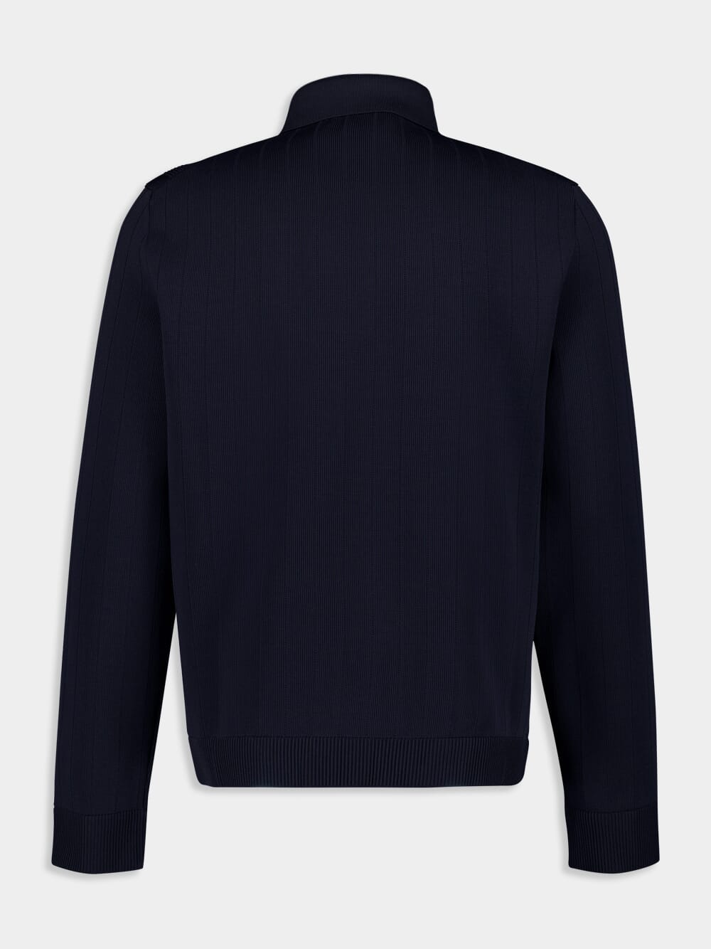 Blue Long-Sleeve Polo