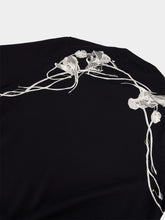 Alexander McQueen Black Floral Harness Jumper