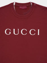 Gucci Rosso Ancora Red Cotton T-Shirt with Print