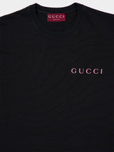 Gucci Black Printed Cotton Jersey T-Shirt