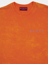 Gucci Orange Printed Cotton Jersey T-Shirt