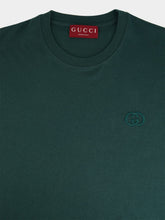 Gucci Green Cotton Crew-Neck T-Shirt