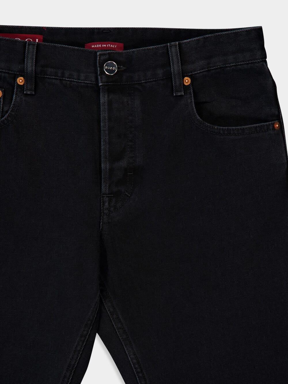 Dark Grey Denim pant with Web