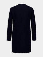 Gucci Dark Blue Bouclé Wool Dress