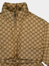 Gucci Beige GG Canvas Bomber Jacket