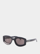 Gucci Black Geometric Frame Sunglasses