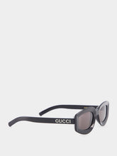 Gucci Black Geometric Frame Sunglasses