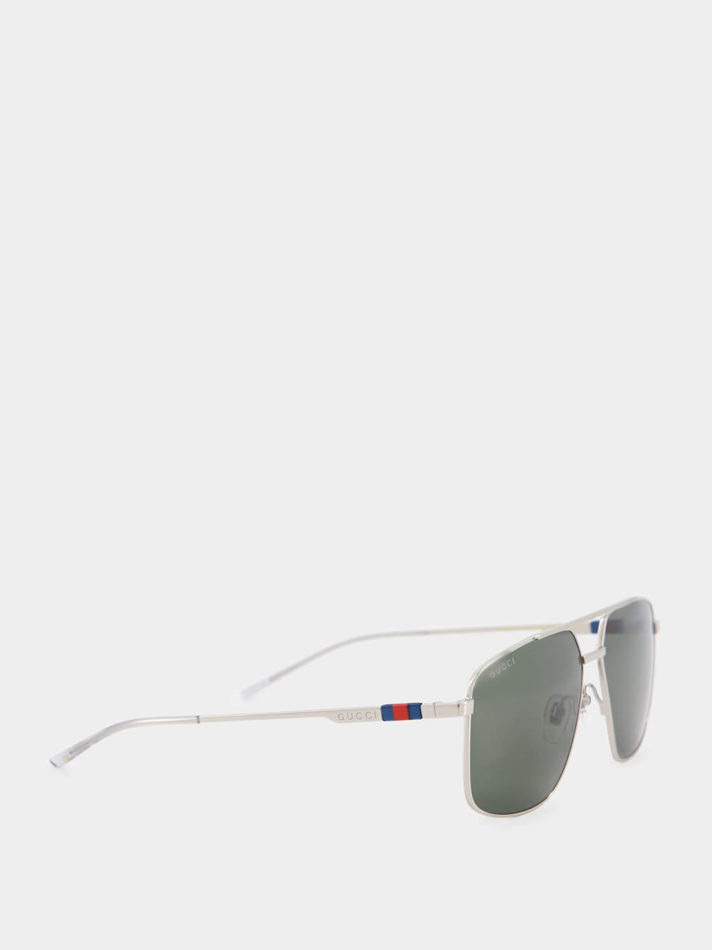 Silver Navigator Frame Sunglasses