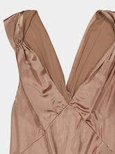 Saint Laurent Rose Silk Satin Slip Dress