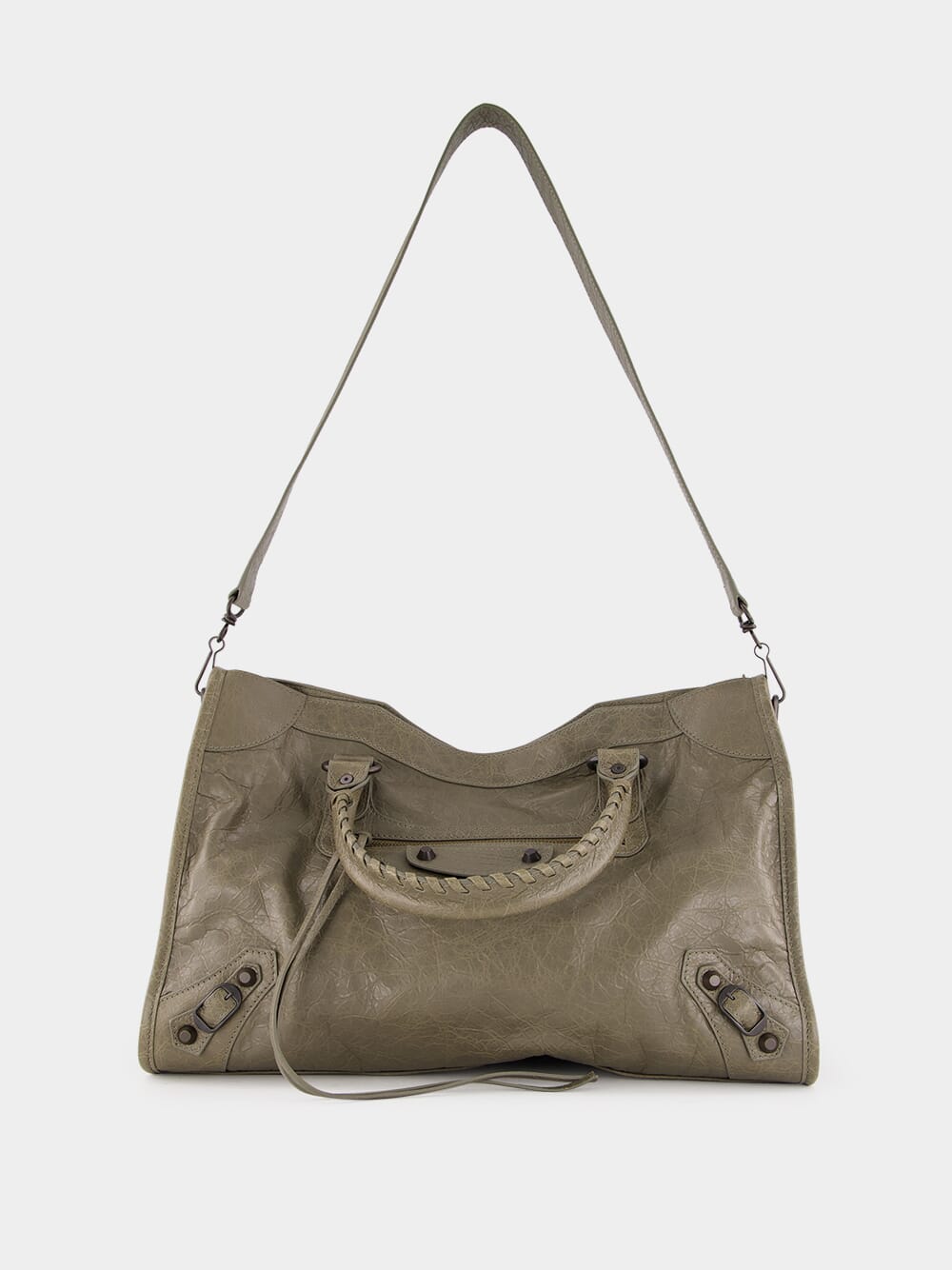 Army Green Le City Medium Bag