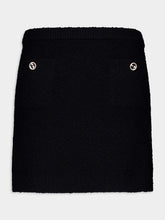 Gucci Black Wool Bouclé Mini Skirt