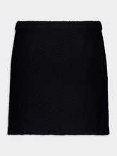 Gucci Black Wool Bouclé Mini Skirt