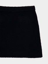 Gucci Black Wool Bouclé Mini Skirt