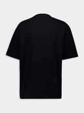 Gucci Black Cotton Jersey T-Shirt with Embroidery