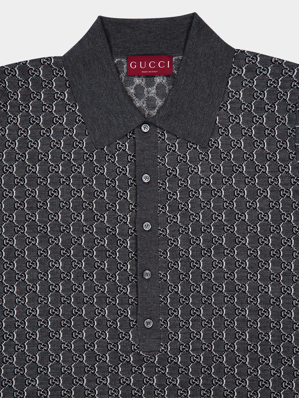 Wool and Silk GG Polo Shirt