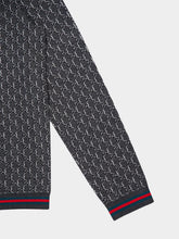 Gucci Wool and Silk GG Polo Shirt