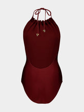 Zimmermann Merlot Aster Gathered Bead Swimsuit