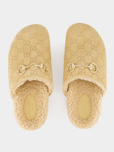 Gucci Beige Horsebit Mule