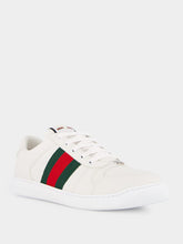 Gucci White Leather Screener Sneaker