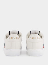 Gucci White Leather Screener Sneaker