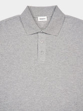 Saint Laurent Grey Cassandre Polo Shirt in Piqué