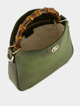 Gucci Petite Green Diana Leather Hobo Bag