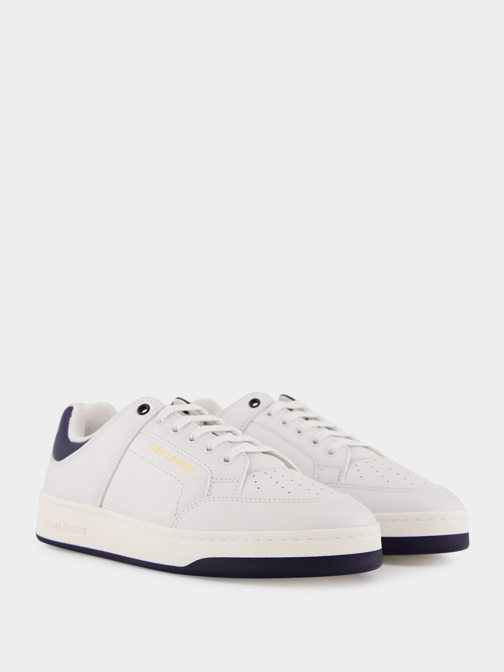 White SL/61 Lace-Up Sneakers