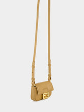 Fendi Beige Nano Baguette Charm in Nappa Leather