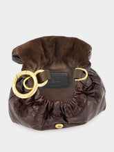 Fendi Brown Nano Mamma Baguette in Hagfish Leather