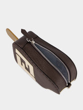 Fendi Brown and Camel Roma Leather Crossbody Bag