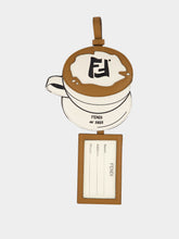 Fendi White Cappuccino Leather Address Holder